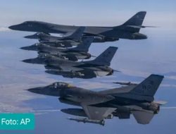 Korea Utara Ujicoba Rudal Balistik Antarbenua Terbaru, AS Kerahkan Pesawat Pengebom Supersonik Jarak Jauh