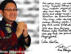 Menjelang Bebas Anas Urbaningrum Tulis Surat ‘Waktunya Pulang’