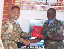 Satgas Kizi TNI Konga XX-S Raih Penghargaan MONUSCO di Afrika