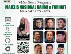Pengurus Majelis Nasional KAHMI 2022-2027 Dilantik, Ketum DPP KNPI Haris Pertama Jadi Ketua Bidang Pemuda