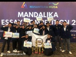 UB Sabet Juara Umum dalam Ajang Mandalika Essay Competition 2023