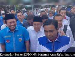 Penjemputan Anas Urbaningrum Meriah, Haris KNPI Yakin Seniornya Korban Politisasi Hukum