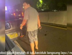 Koboi Galak Berulah di Tol, Saat Ditangkap Polri Langsung Jadi Cupu