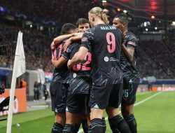 Mancity rajai Grup G Liga Champions, usai hajar RB Leipzig 3-1