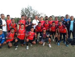 Sepak Bola Stevano Cup Dibuka, Tanding Perdana Tim Elang Laut FC vs Mamboro Pantura FC