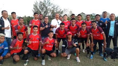 Sepak Bola Stevano Cup Dibuka, Tanding Perdana Tim Elang Laut FC vs Mamboro Pantura FC