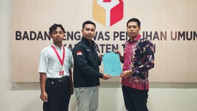 Kawal Pesta Demokrasi 2024, GMNI Tuban Daftar Pemantau Pemilu ke Bawaslu