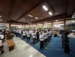 Ribuan Anggota Relawan Santri Nderek Kyai Kota Malang JATIM Solid Dukung Prabowo – Gibran