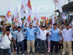 Gerakan Makan Siang Gratis Warnai Konsolidasi Akbar, Ketua TKD Prabowo-Gibran dan Relawan Malang Selatan: Menang Satu Putaran