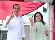 Presiden Jokowi Nyoblos di TPS 10 Gambir: Mari Bersama-sama Menantikan Pengumuman Hasil Resminya