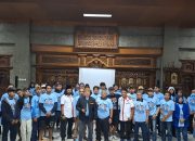 Relawan Pendukung Prabowo-Gibran di Kota Malang Nobar Quick Count, Sampaikan Salam Damai untuk Indonesia