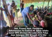 Esebius M. Gebze Calon Potensial DPR Afirmasi Otsus Kabupaten Merauke 2024