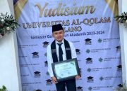 Riyan Hidayatullah Terpilih sebagai Mahasiswa Terbaik Prodi Ahwalus Syakhsiyah Univ. Al-Qolam Malang dengan IPK 3.84