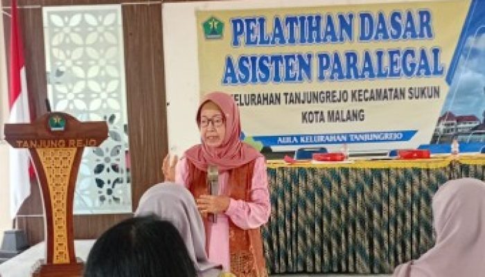 Kelurahan Tanjungrejo Sukun Kota Malang Adakan Pelatihan Dasar Asisten Paralegal