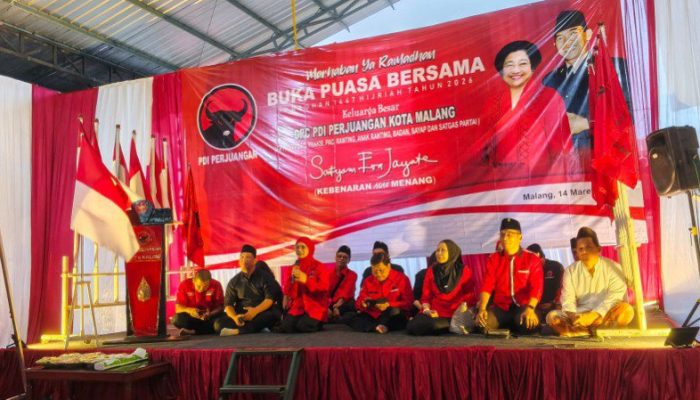Bukber dan Konsolidasi PDI Perjuangan Kota Malang, Salurkan Ribuan Paket Parcel Lebaran