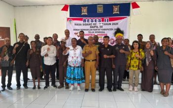 HARAPAN WAKIL KETUA III PADA PELAKSANAAN RESES II MASA SIDANG II DPRK TELUK WONDAMA 2026