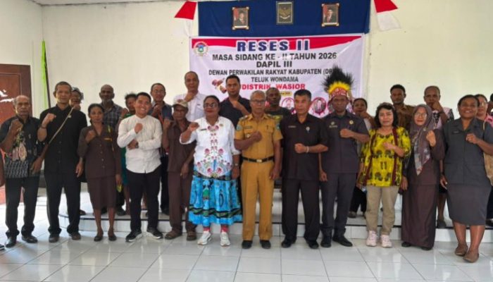 HARAPAN WAKIL KETUA III PADA PELAKSANAAN RESES II MASA SIDANG II DPRK TELUK WONDAMA 2026